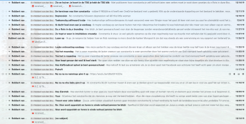 De oogst aan Robbert van den Broeke haat e-mails sinds het laatste blog op mijn Parameter Wordpress-site